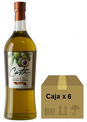 ACEITE DE OLIVA CASTA 1000CC CAJAx6