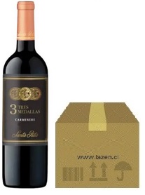 120 TRES MEDALLAS CARMENERE 750CC CAJAx12