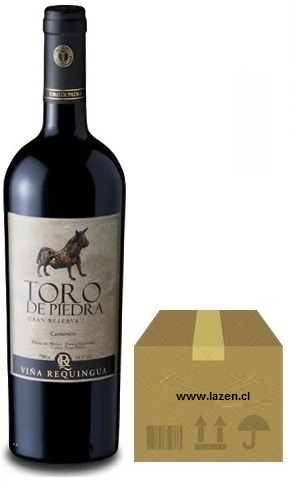 TORO DE PIEDRA GRAN RESERVA CARMENERE 750CC CAJAx6