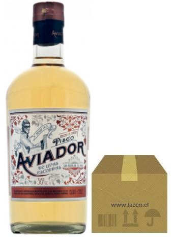 PISCO AVIADOR 36º 700CC CAJAx6