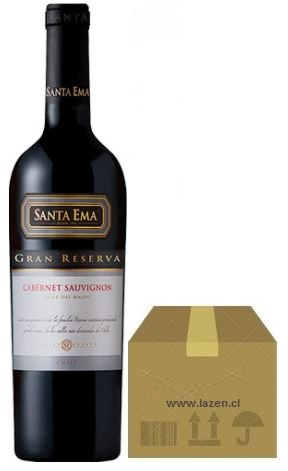 SANTA EMA GRAN RESERVA CAB-SAUV 750CC CAJAx12