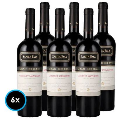 SANTA EMA GRAN RESERVA CAB-SAUV 750CC CAJAx6