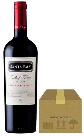 SANTA EMA RESERVA CAB-SAUV 750CC SELECT TERROIR CAJAx12