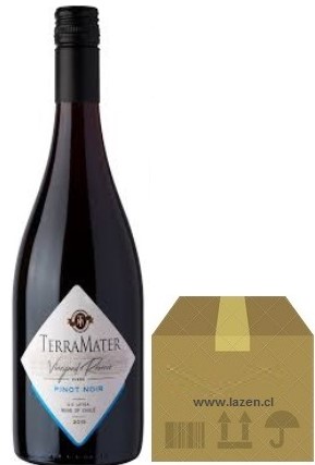 VINO TERRAMATER VINEYARD PINOT NOIR 750CC CAJAx6