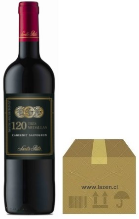 120 TRES MEDALLAS CABERNET SAUVIGNON 750CC CAJAx12