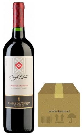 CASAS DEL TOQUI CABERNET SINGLE ESTATE 750CC CAJAx12