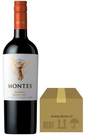 MONTES RESERVA MALBEC 750CC CAJAx12