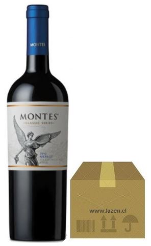 MONTES RESERVA MERLOT 750CC CAJAx12