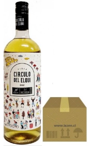 PISCO CIRCULO DEL ELQUI 1 LITRO 35GL CAJAx6