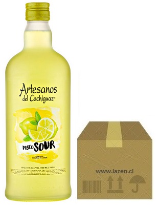 PISCO SOUR ARTESANOS 700CC CAJAx6