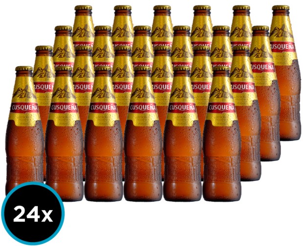 CERVEZA RUBIA  CUSQUEÑA 330CC PACKx24