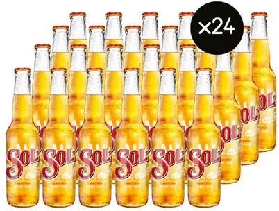 CERVEZA SOL 330CC 4.5º PACKx24