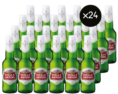 CERVEZA STELLA ARTOIS LONG NECK 330CC PACKx24