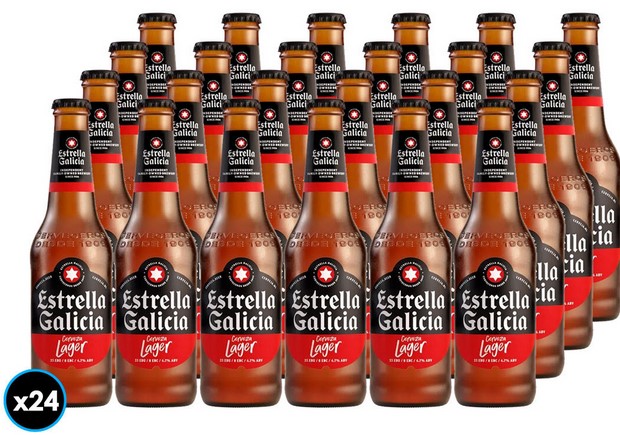 ESTRELLA GALICIA LAGER 330CC PACKx24