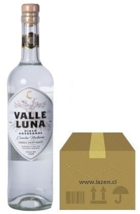 [Pisco] PISCO ARTESANAL VALLE LUNA 40° 750CC CAJAx6