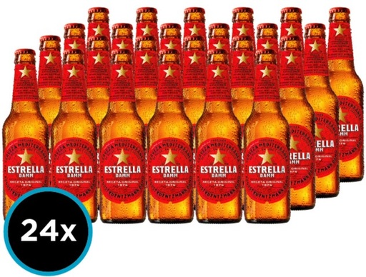 [Cerveza] CERVEZA ESTRELLA DAMM 330CC PACKx24