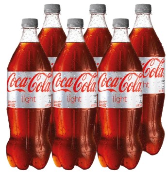 COCA COLA LIGHT PET 1500CC DISPLAYx6