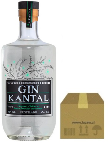 GIN KANTAL 750CC 43º CAJAx6
