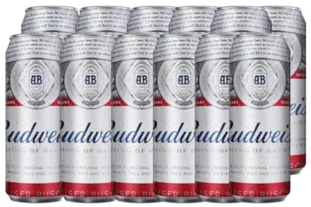 CERVEZA BUDWEISER LATA 710CC PACKx12