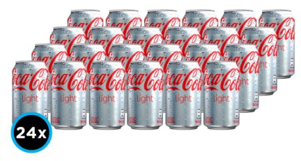 COCA COLA LIGHT LATA 350CC PACKx24