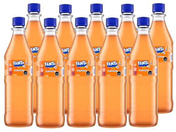 FANTA 1000CC RETORNABLE CAJAx10