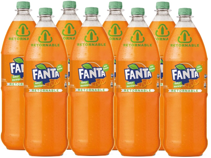 FANTA RETORNABLE 2000CC CAJAx8