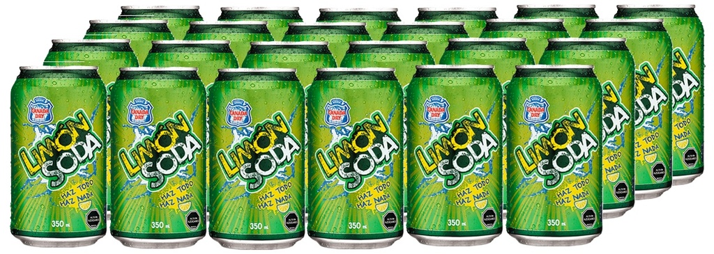 LIMON SODA LATA 350CC DISPLAYx24