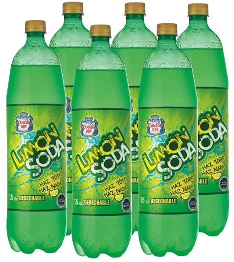 LIMON SODA PET 1500CC DISPLAYx6