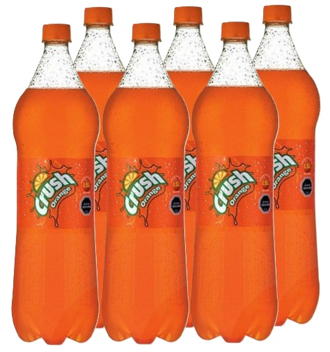 ORANGE CRUSH PET 1500CC DISPLAYx6