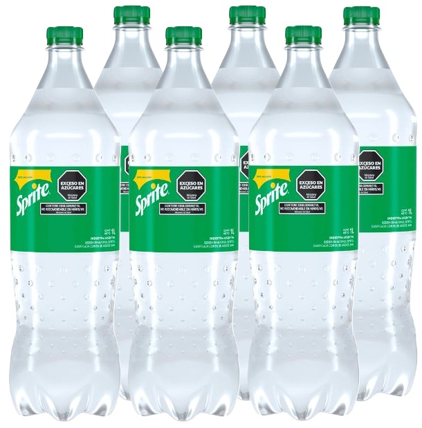 SPRITE PET 1000CC DISPLAYx6