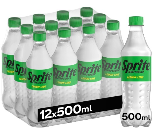 SPRITE ZERO PET 500CC DISPLAYx12