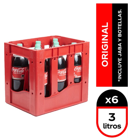 COCA COLA 3000CC RETORNABLE CAJAx6
