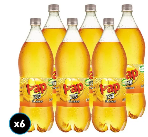 PAP ZERO PET 1500CC DISPLAYx6