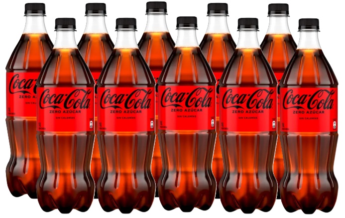 COCA COLA ZERO 1000CC RET CAJAx10