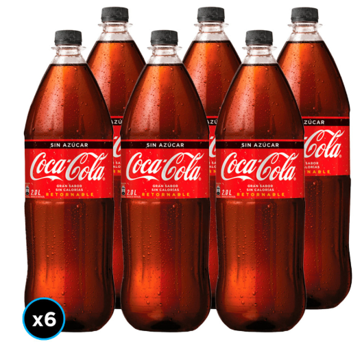COCA COLA ZERO 3000CC RET CAJAx6