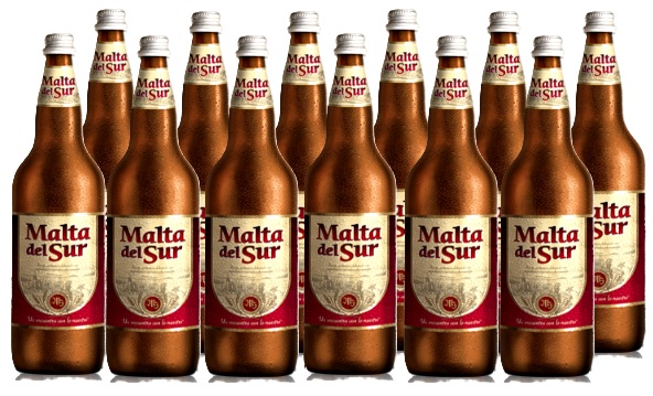 CERVEZA MALTA DEL SUR 970CC 5.3GL PACKx12