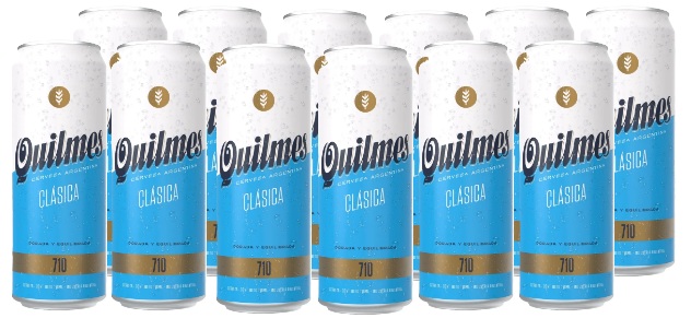 CERVEZA QUILMES LATA 710CC 4.9GL PACKx12