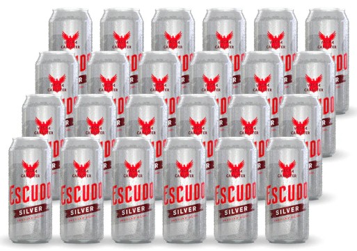 CERVEZA ESCUDO SILVER LATA 710CC PACKx24