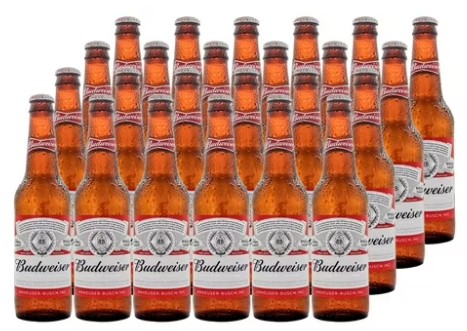 BUDWEISER LONG NECK 355CC PACKx24