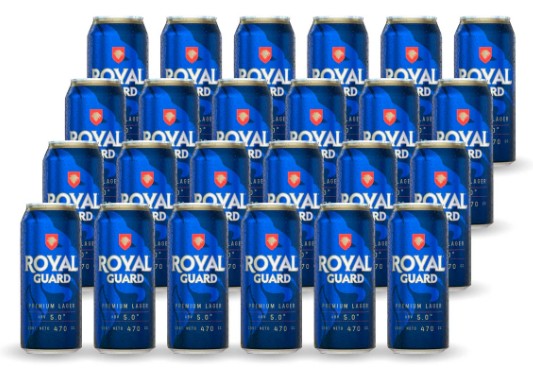 CERVEZA ROYAL GUARD LATA 470CC PACKx24