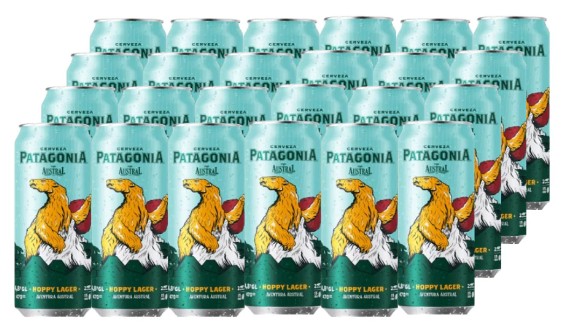 CERVEZA PATAGONIA HOPPY LAGER 470CC PACKx24