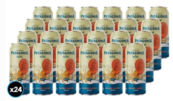 CERVEZA PATAGONIA BLOND LAGER 470CC PACKx24