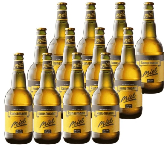 CERVEZA KUNSTMANN MIEL 500CC PACKx12