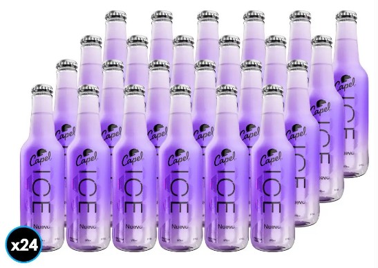 CAPEL ICE MANZANA 275CC 7º PACKx24