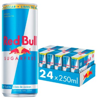 RED BULL SUGAR FREE 250CC PACKx24