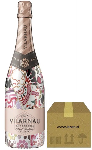 ESPUMANTE VILARNAU RESERVA ORGANICO ROSE 750CC CAJAx6