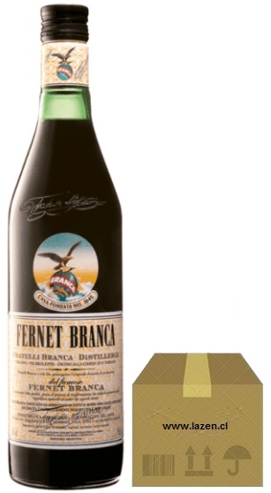 FERNET BRANCA 750CC 40° CAJAx12