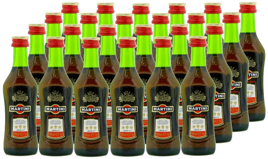 MARTINI ROSSO 50CC CAJAx24