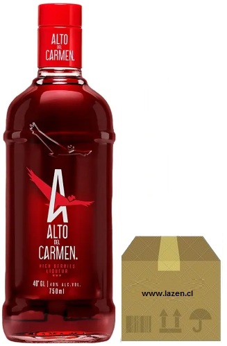 LICOR ALTO DEL CARMEN HIGH BERRIES 750cc 40° CAJAx6