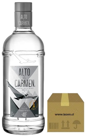 ALTO DEL CARMEN TRANSPARENTE 750CC 40° CAJAx6